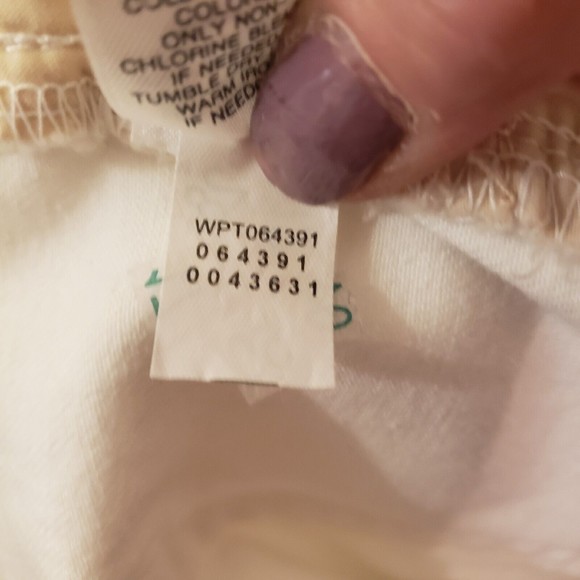 J Jill Smooth Fit Straight Leg High Rise Five Pocket White Jeans Size 14 - Picture 8 of 11